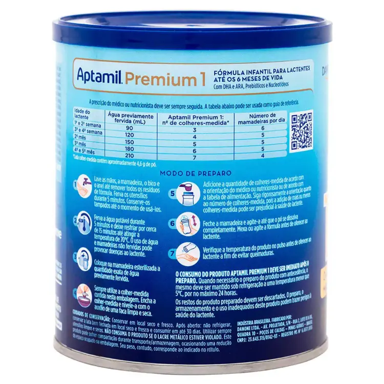 Fórmula Aptamil Premium 1 0 a 6 meses 400g - Image 2